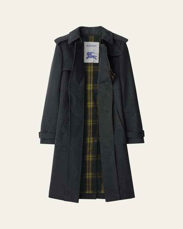 Belted Single-Breasted Trench Coat